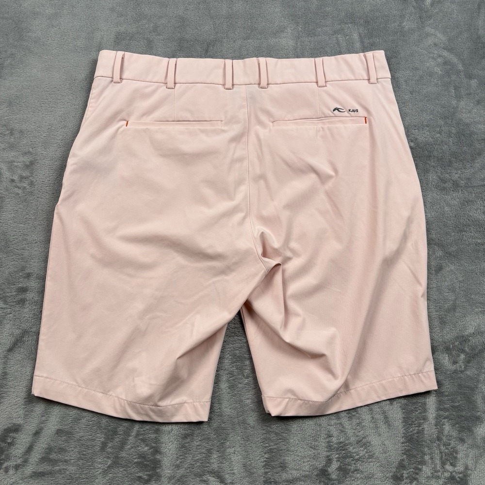 KJUS Shorts Mens 38 Pink Iver 10" Golf Chino Performance Quick Dry Athletic - Picture 7 of 7